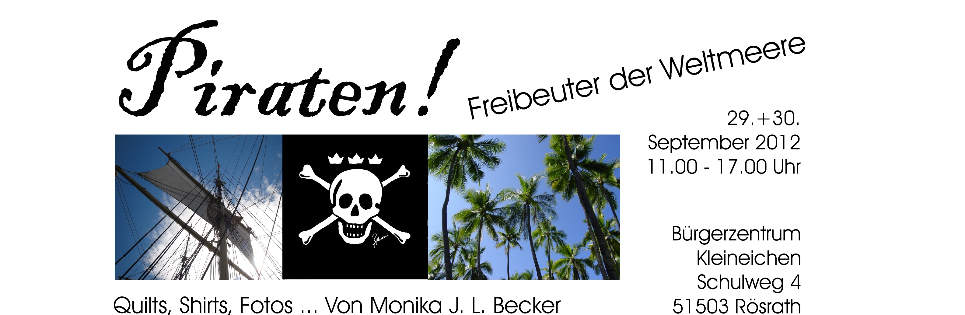 Einladung Ausstellung "Piraten"